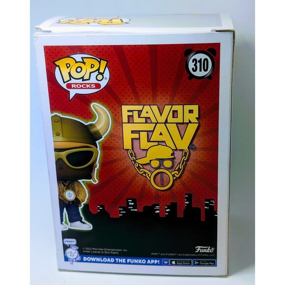 Flavor Flav Funko Pop! Rocks 310 Vinyl Figure - Picture 2 of 7